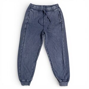 Aerie The Chill Jogger Sweatpants Small Washed Gray Cozy